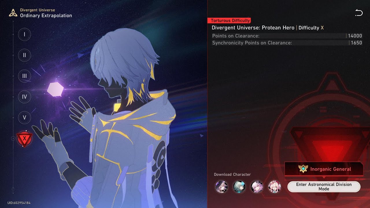 Divergent Universe X7 Difficulty E6S5 The Herta vs Nikador - Honkai Star Rail