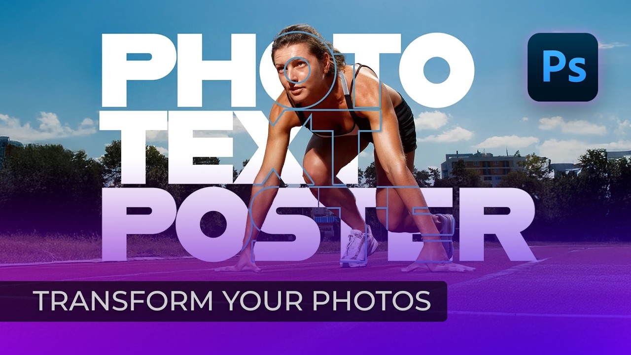 Photoshop: создайте потрясающие ФОТО-ТЕКСТОВЫЕ постеры!