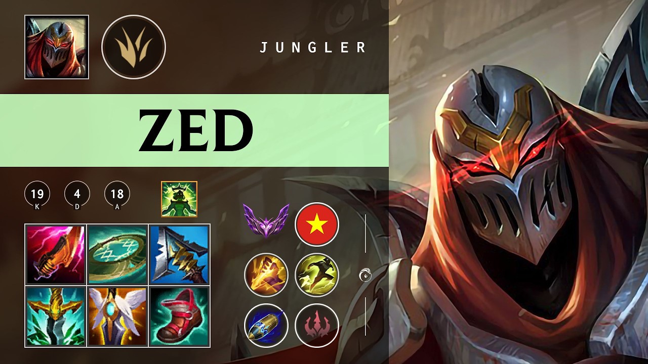 Zed Jungle vs Viego - VN Master Patch 26.05