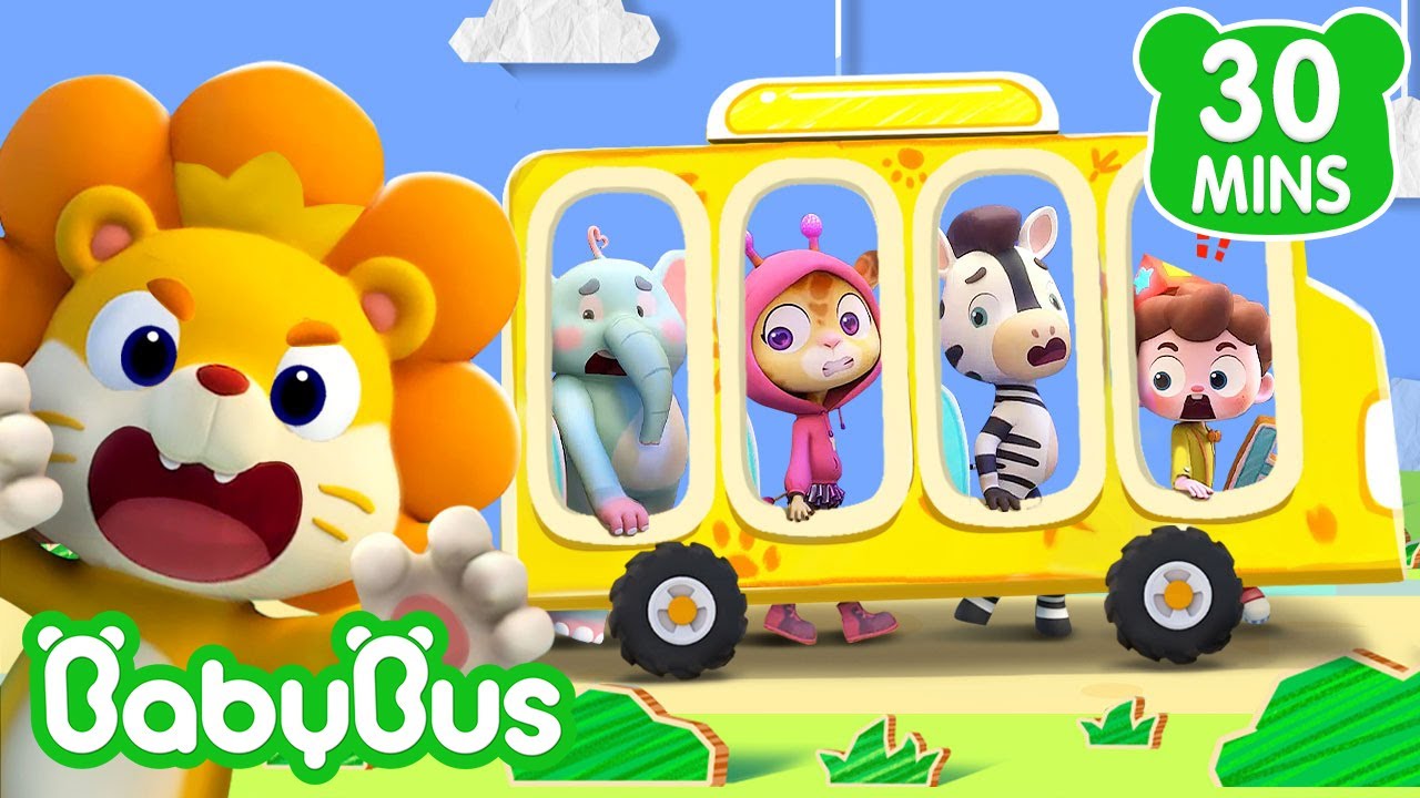 Aventura no Ônibus Safari | Carro para Crianças | Canção do Animal | Sim! Neo | BabyBus Português