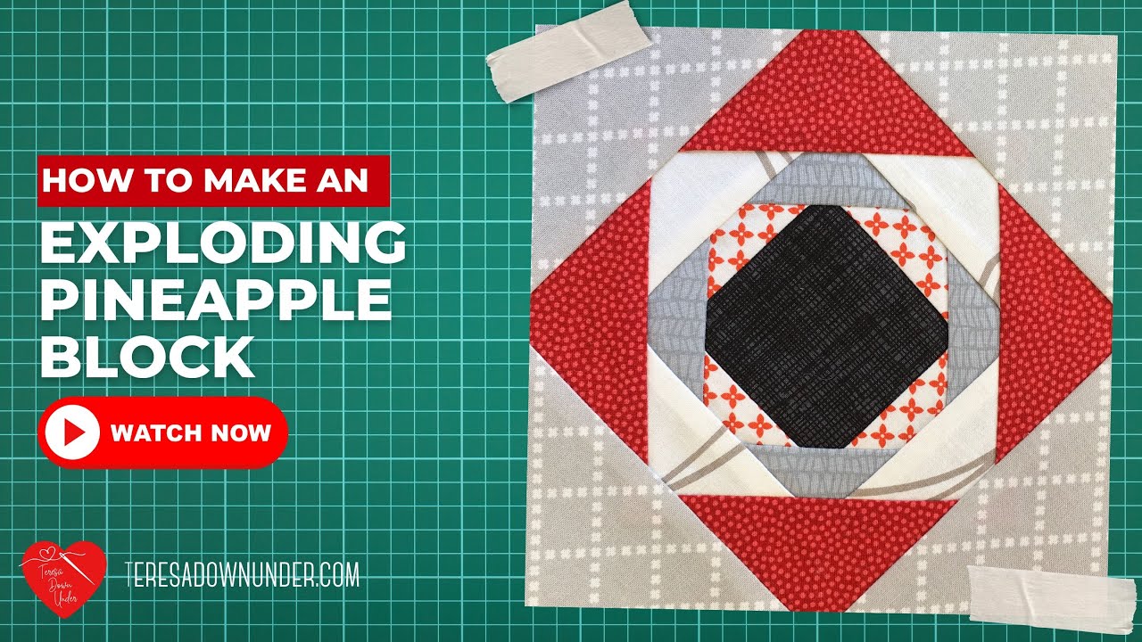 How to make an Exploding pineapple block video tutorial