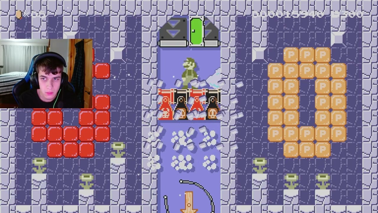SUPER MARIO MAKER 2 J,AI JOUER À UN NIVEAU DE SPEEDRUN