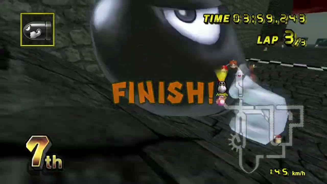 Mario Kart Wii (Faraphel) Custom Tracks - 150cc (1 Player) #56 with Dry Bones