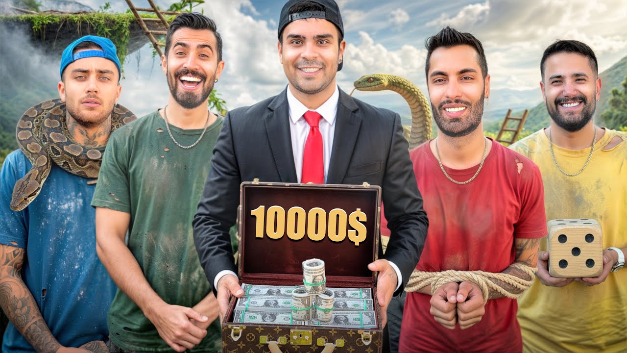 مارپله با یوتیوبرها❗️جایزه ۱۰.۰۰۰دلاری🤑