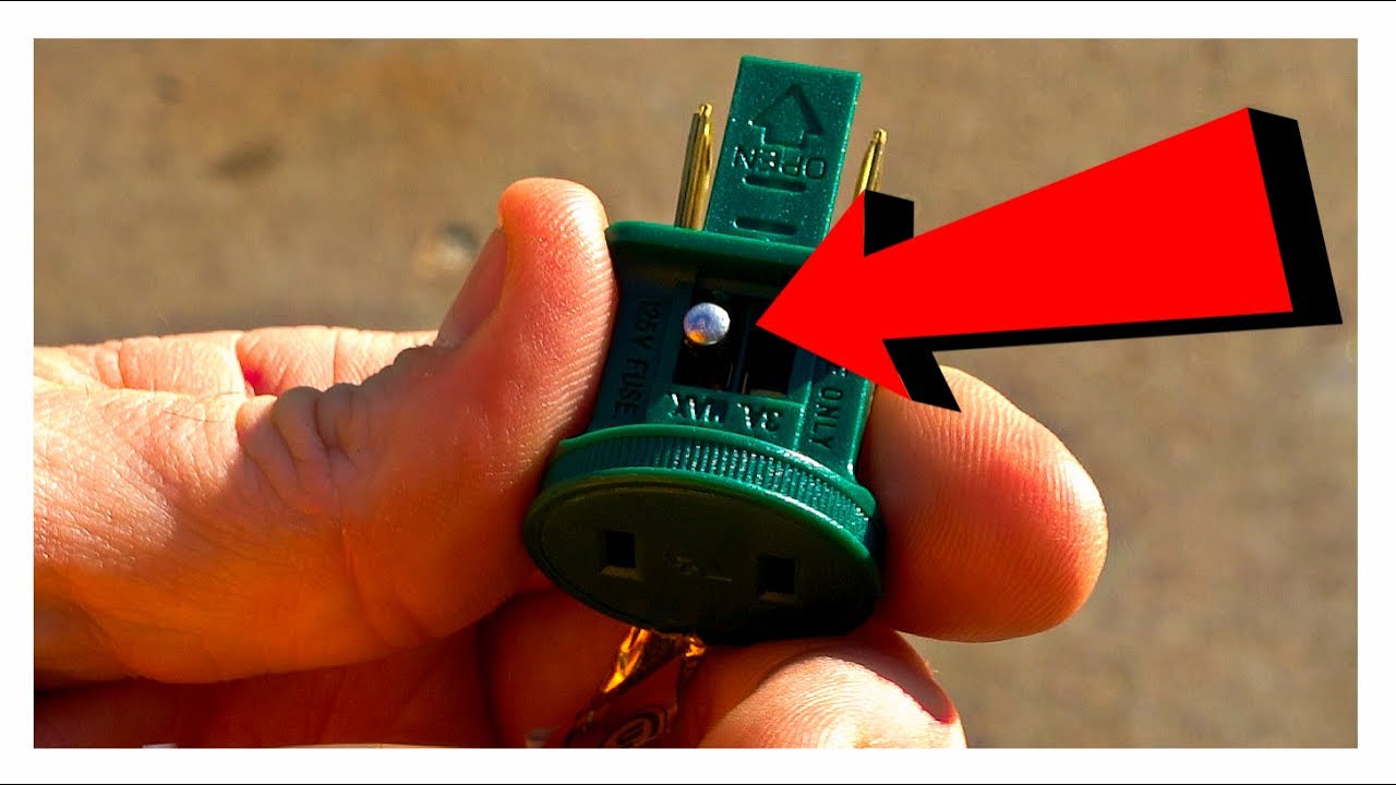 How To Change A Fuse In Christmas Lights