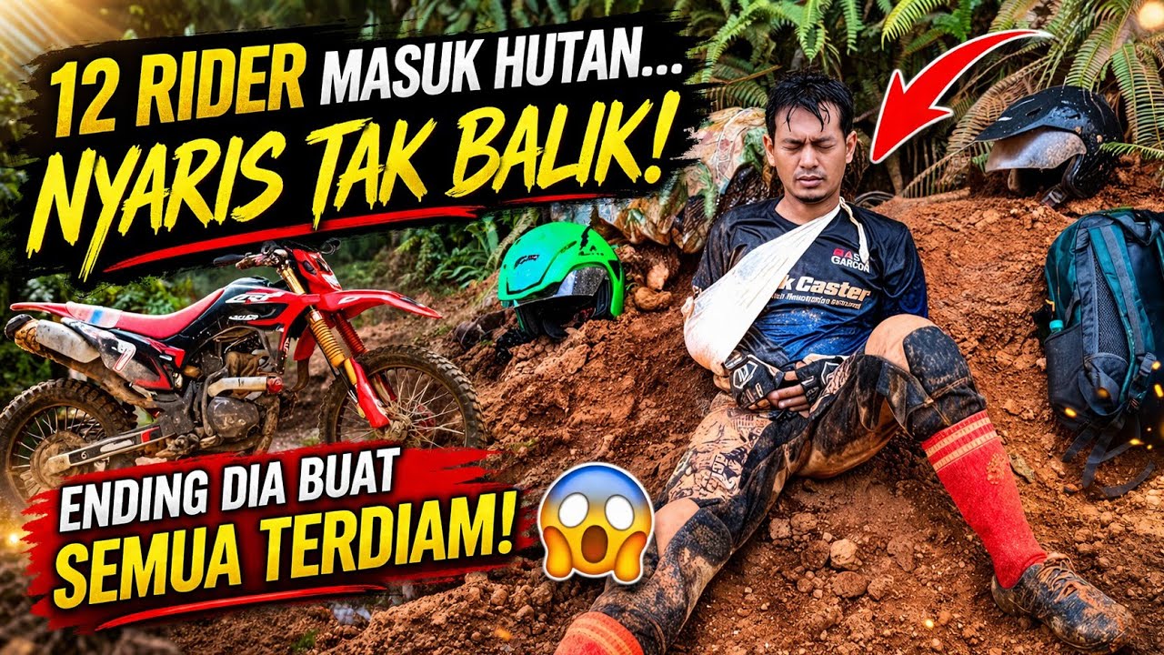 12 Rider Masuk Hutan&hellip; Ending Buat Kami Terdiam (Kemalangan)