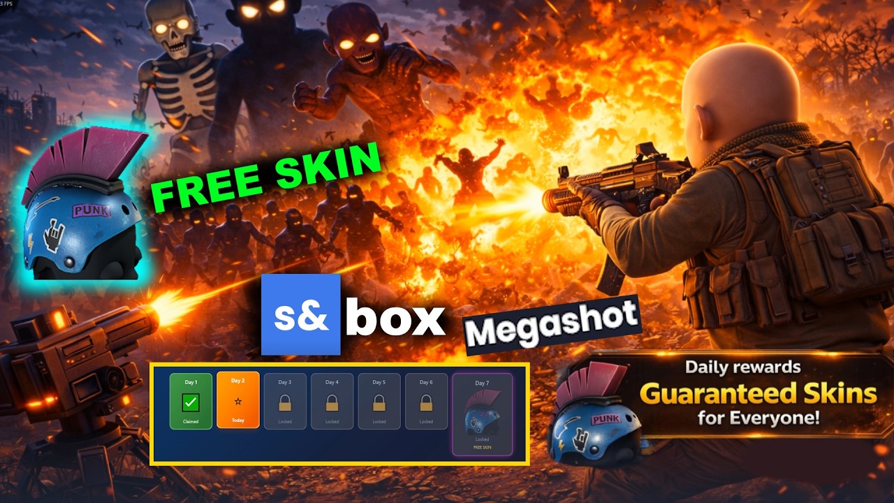 S&box ✅ Получаем Бесплатно Скин Punk Helmet за игру в Megashot ✅ s&box - это новый Garry's Mod