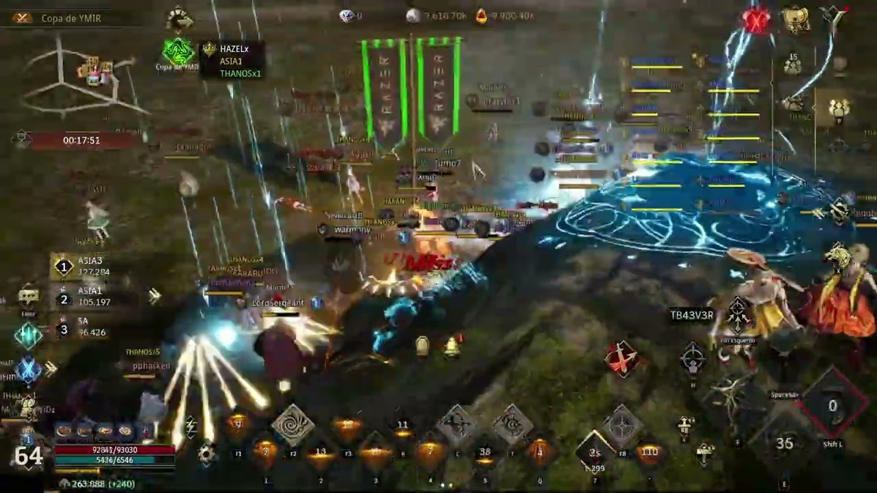 YMIR CUP THE FIRST BIG FIGHT - RAGNAROK Vs ASIA01 Vs ASIA03