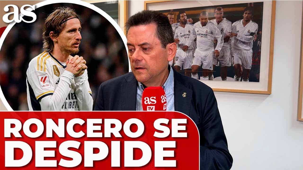 La DESPEDIDA MÁS EMOTIVA de RONCERO a MODRIC: aún no lo ha ASIMILADO