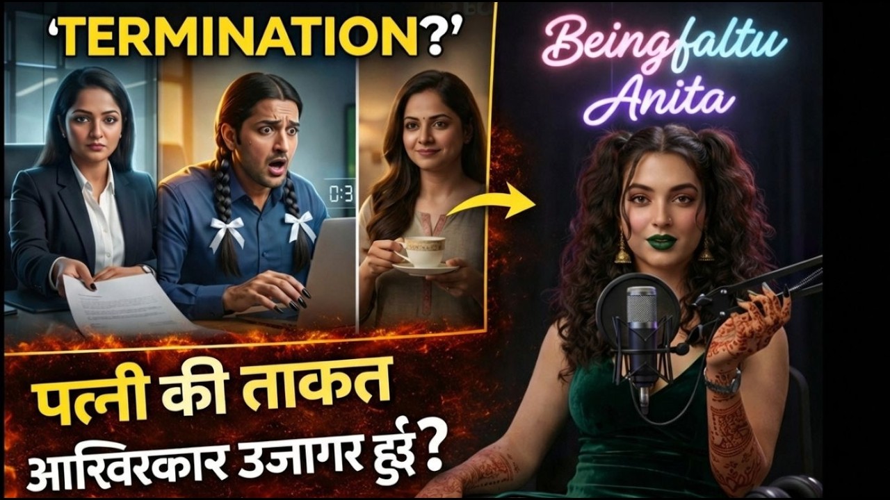 Crossdressing Story  | “दो चोटी + Black Nails” Challenge | Beingfaltu Anita Style कहानी