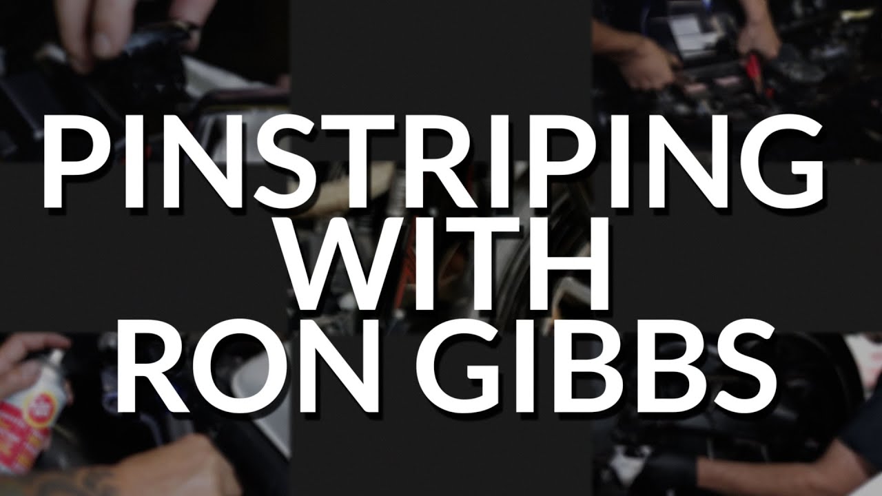 Pinstriping with World Renowned Painter Ron Gibbs