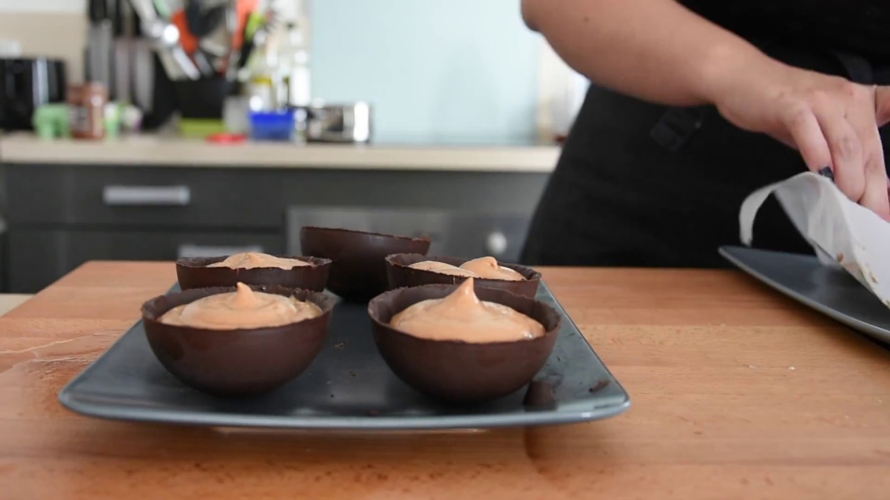 La recette des dômes en chocolat