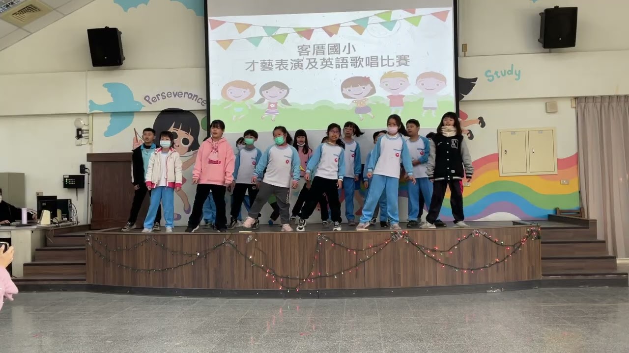 20260108才藝表演：三甲英語歌唱比賽-Hi ,hey ,how are you & Ten little monkeys jumping on the bed