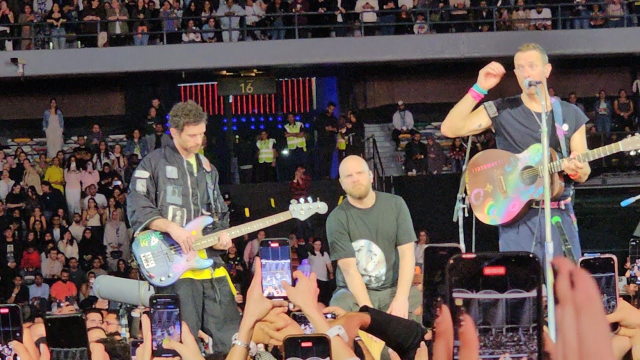 Coldplay Day 1 in Abu Dhabi || Highlights || GA Floor Standing view || Jan 9, 2025