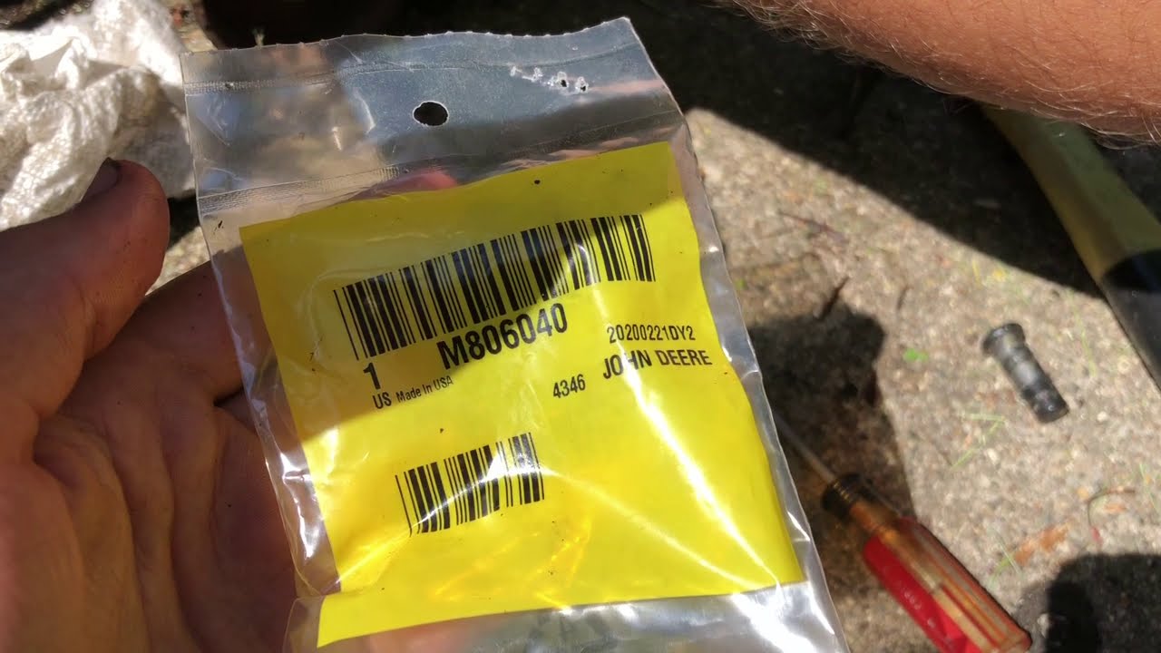 John Deere 425, 445, 455 left side rear transaxle leak fix