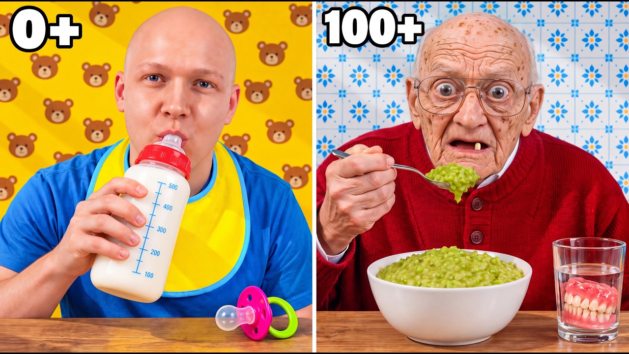 Я ЕЛ КАК ЛЮДИ от 0 до 100 ЛЕТ