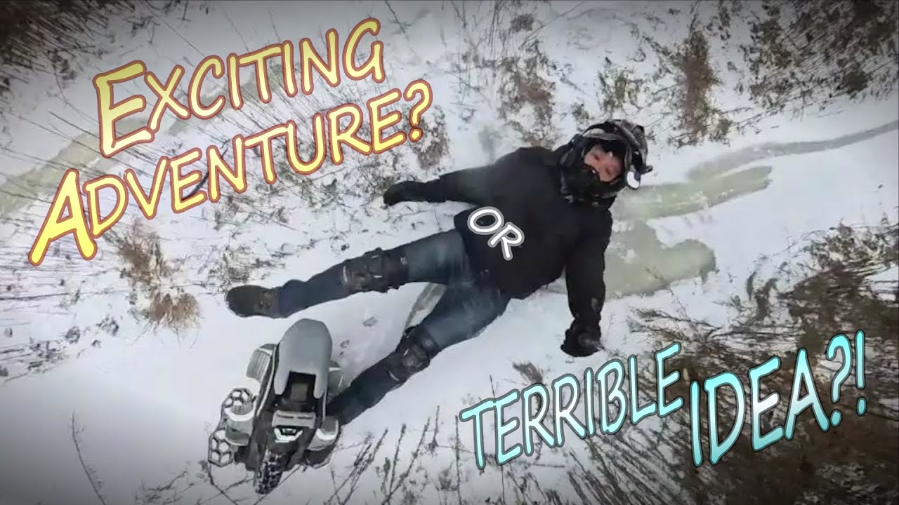 Can You Ride an EUC in the Snow? Winter Edition Pt1: Dumb or Exciting?!