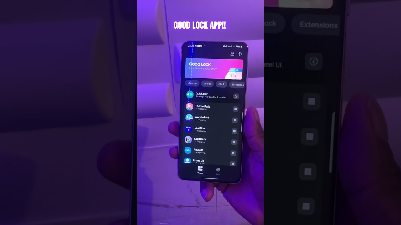 Приложение Goodlock на Samsung Galaxy #обои #настройка #samsung #технологии #настройкадомашнегоэк...