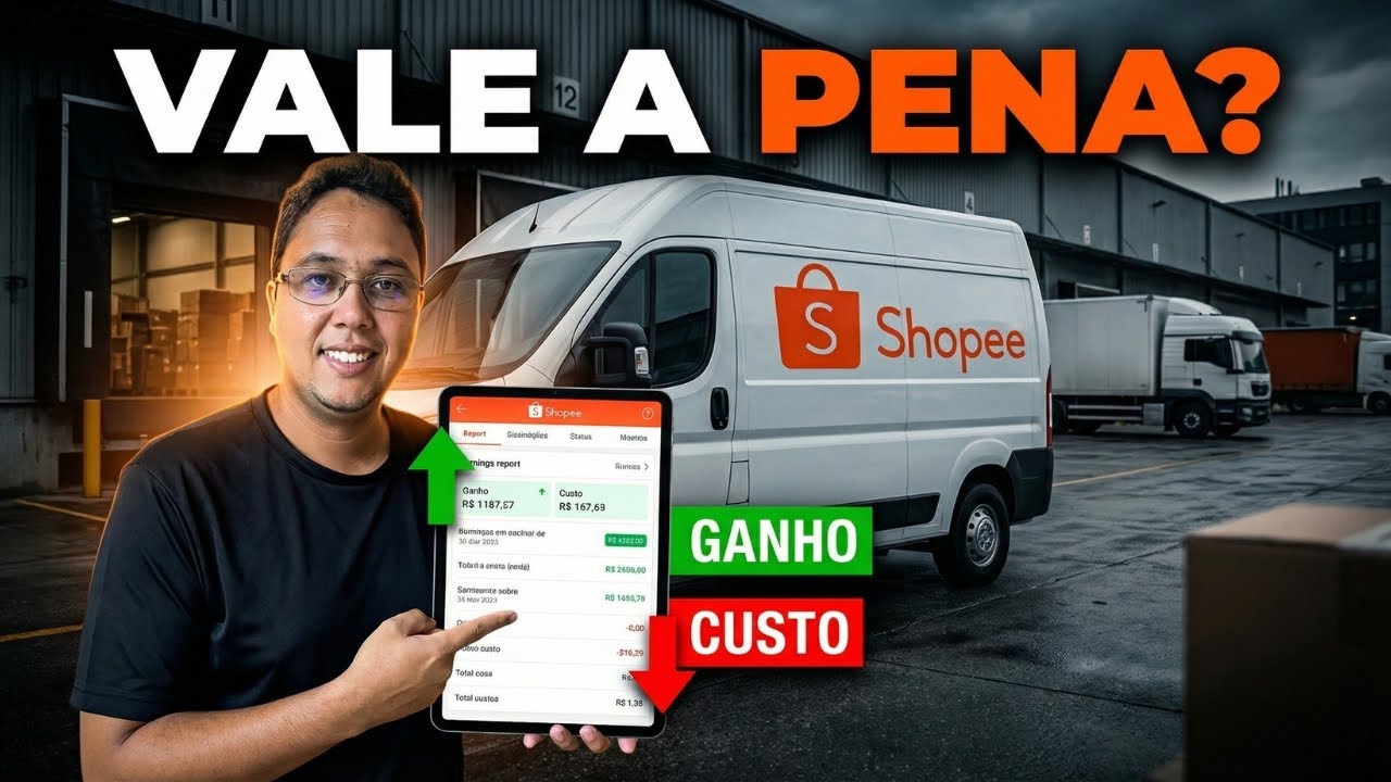 AGREGAR VAN na Shopee VALE A PENA? Ganhos e Custos Reais!