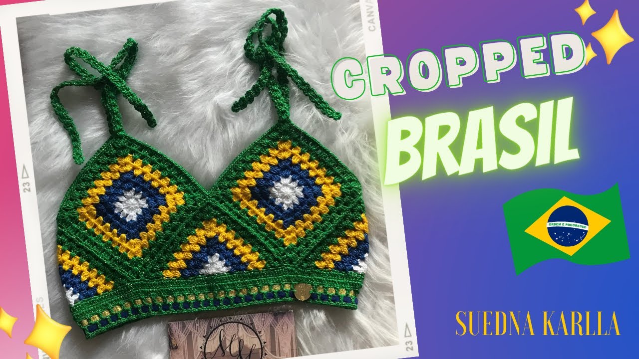 Cropped Brasil 🇧🇷 muito fácil