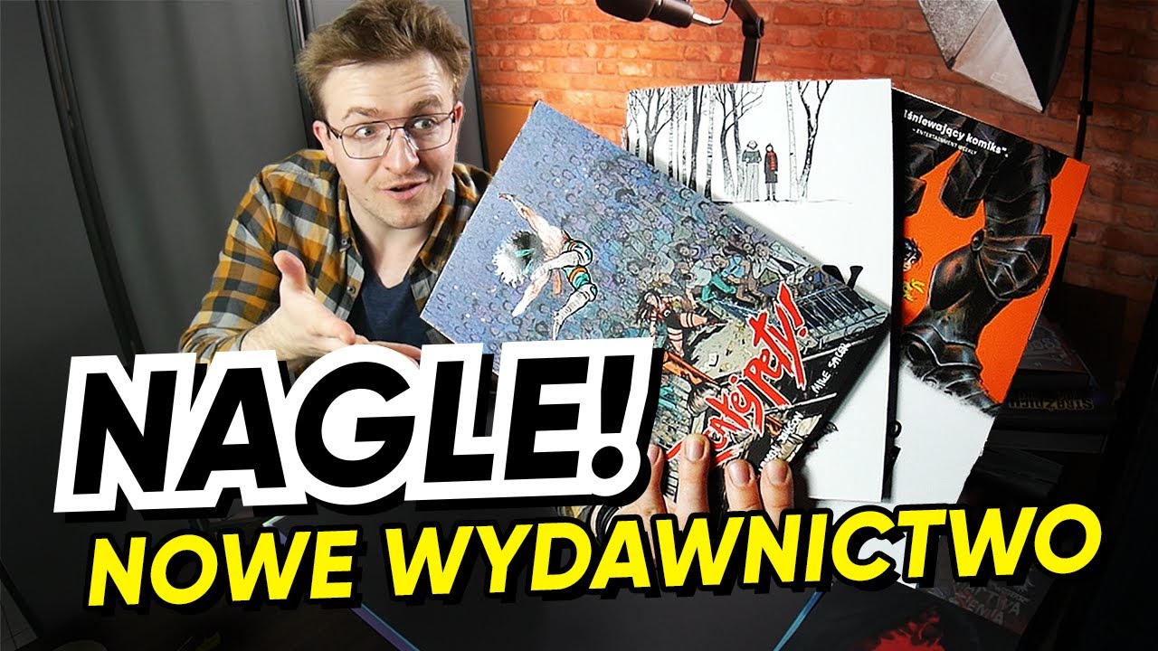 Jak prezentują się komiksy od nowego wydawnictwa - NAGLE! (Z całej pety, Friday, Krok po kroku)