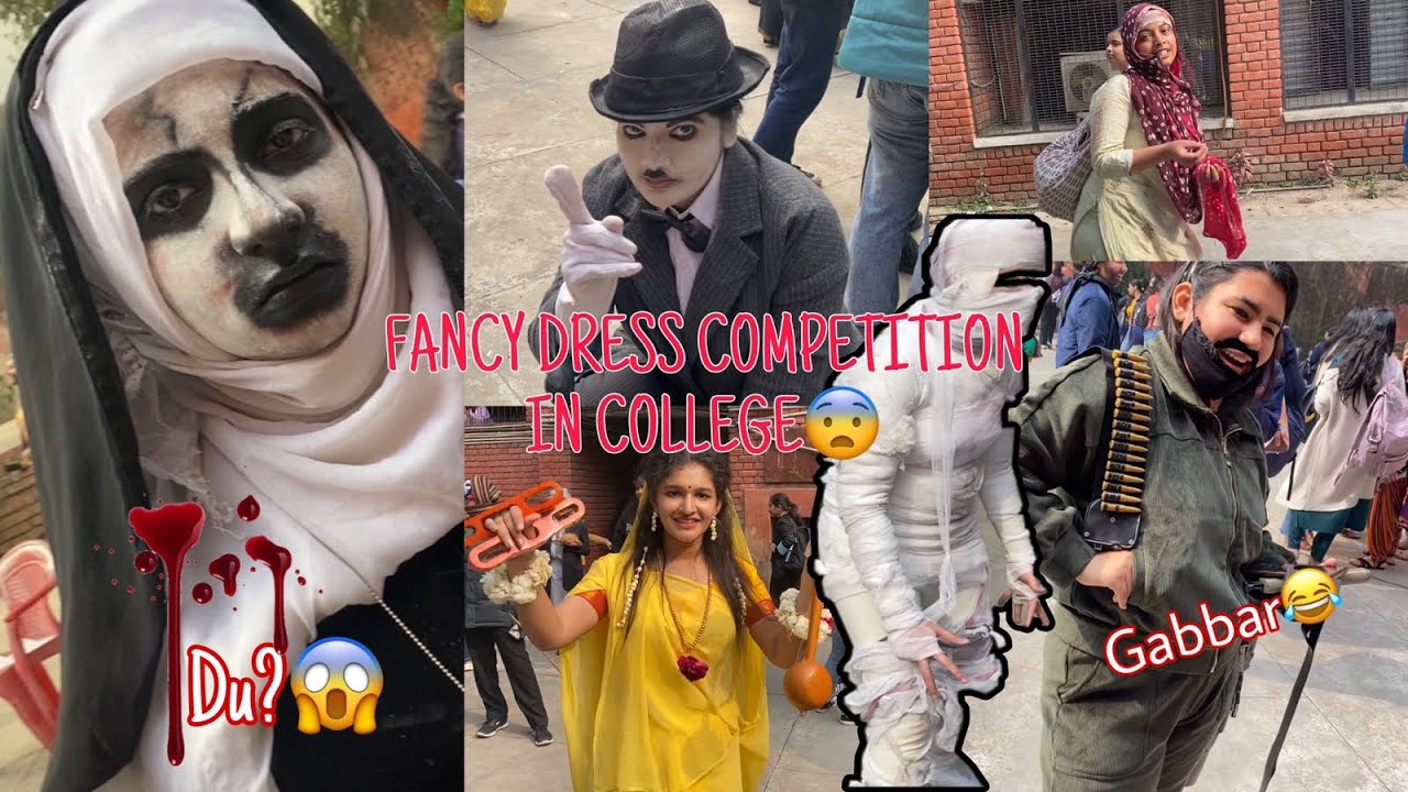 Fancy Dress Competition in DU | Competition in college | voldemort look | Fancy Dress | College Vlog