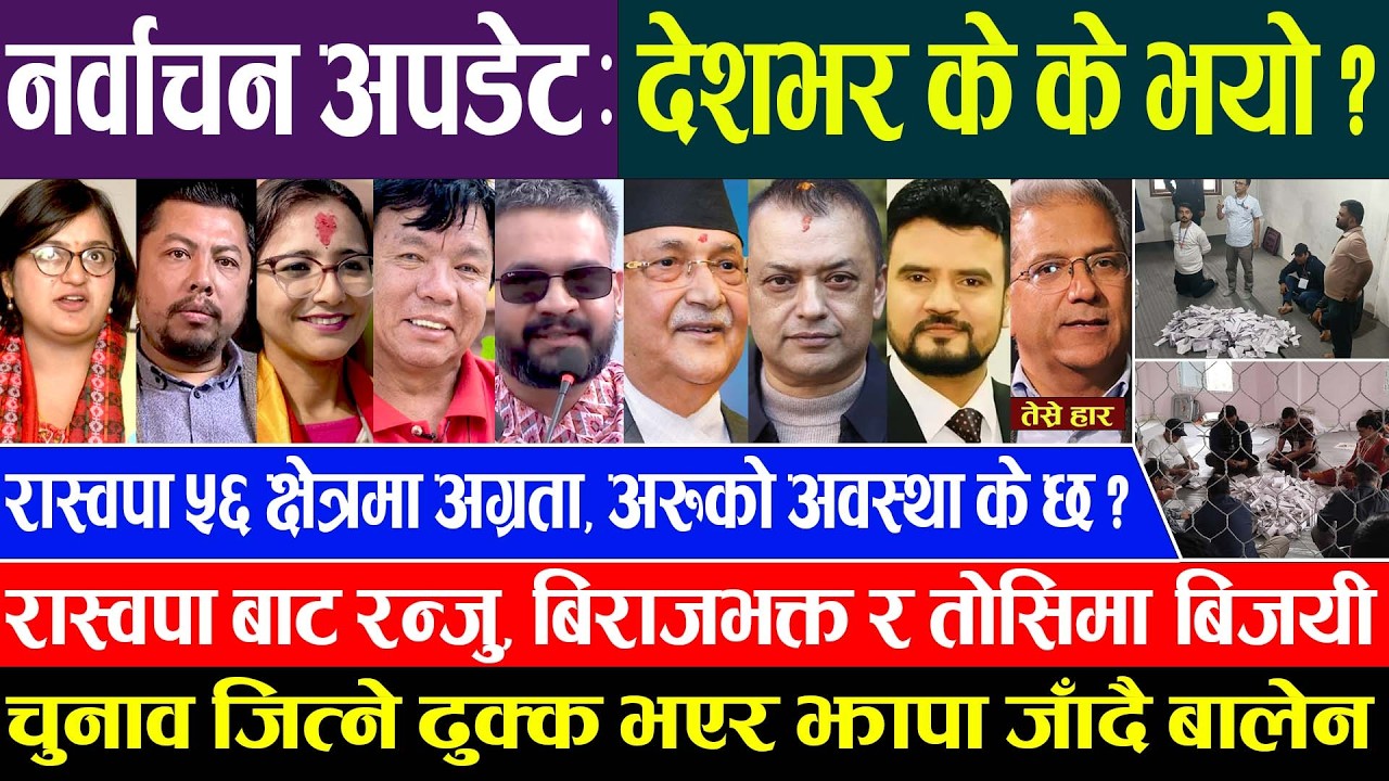 Nepal Election Update 🔴 मुस्ताङमा कांग्रेस बिजयी, यी चर्चित नेता हारको नजिक | Online Samachar