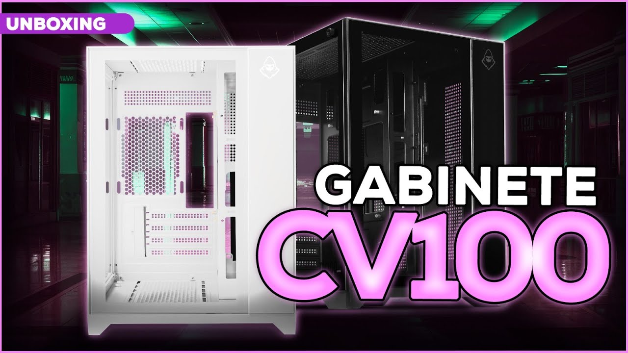 UNBOXING Gabinete Gamer Mancer CV100, Mid-Tower, Lateral De Vidro