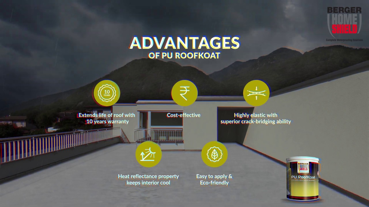 Berger Paints HomeShield - PU RoofKoat