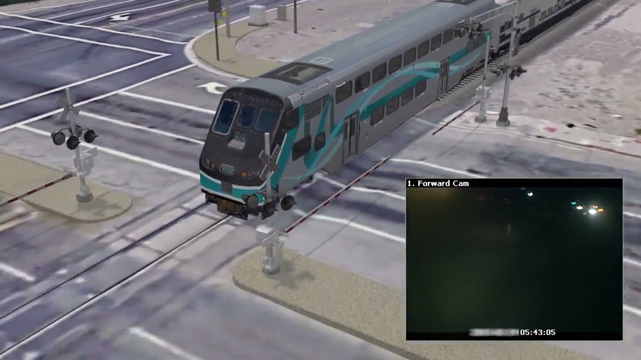Train-Truck Rail Accident Re-Creation