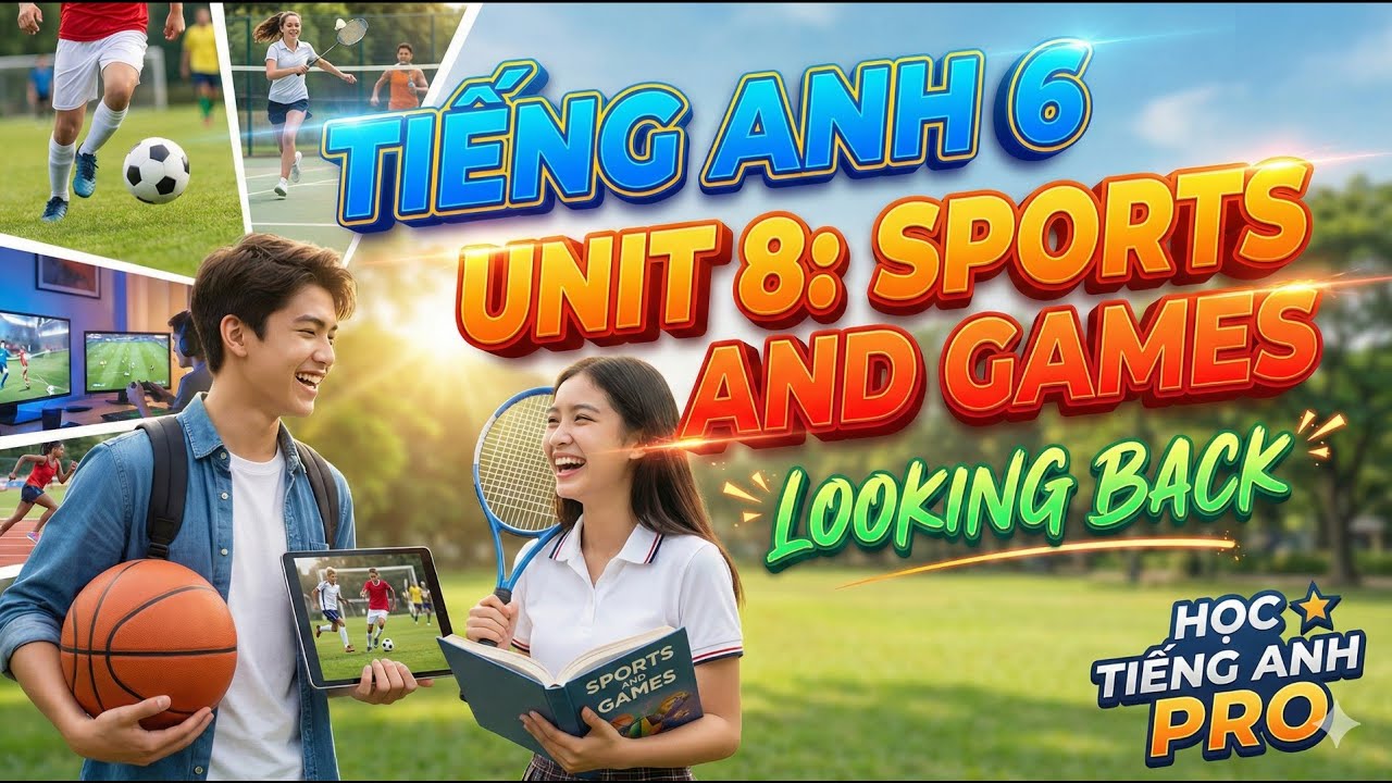 Giải Tiếng Anh 6 Global Success Unit 8: Sports and Games | Looking Back
