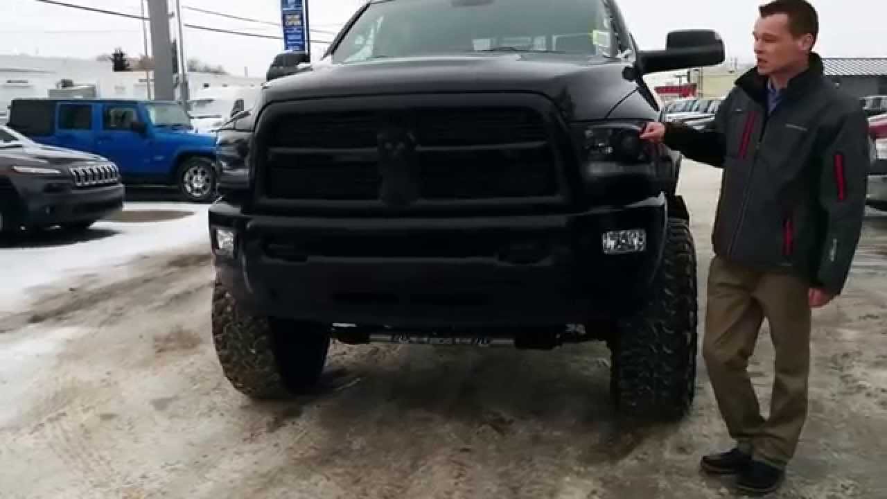 2015 Ram 3500 Mega Cab Laramie BDS Lifted BlackTop Edition Edmonton RigReadyRam