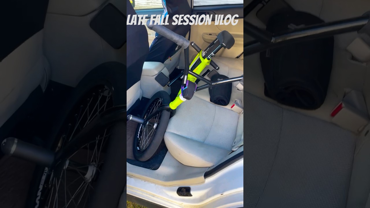 Late fall Session vlog #1 #bmxflatland #new #bmx #group7 #flatland #dayinmylife #motivation