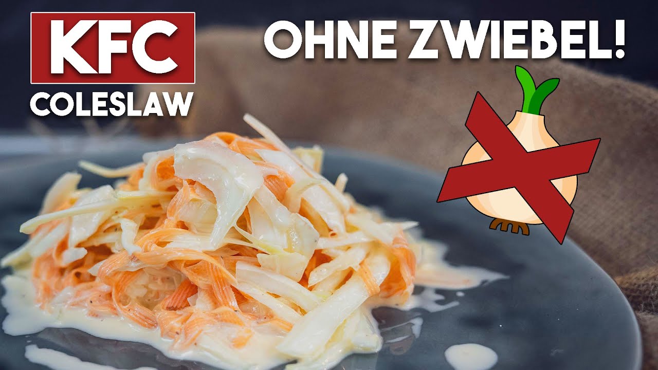 KFC Coleslaw Rezept - Geht auch ohne Zwiebel!