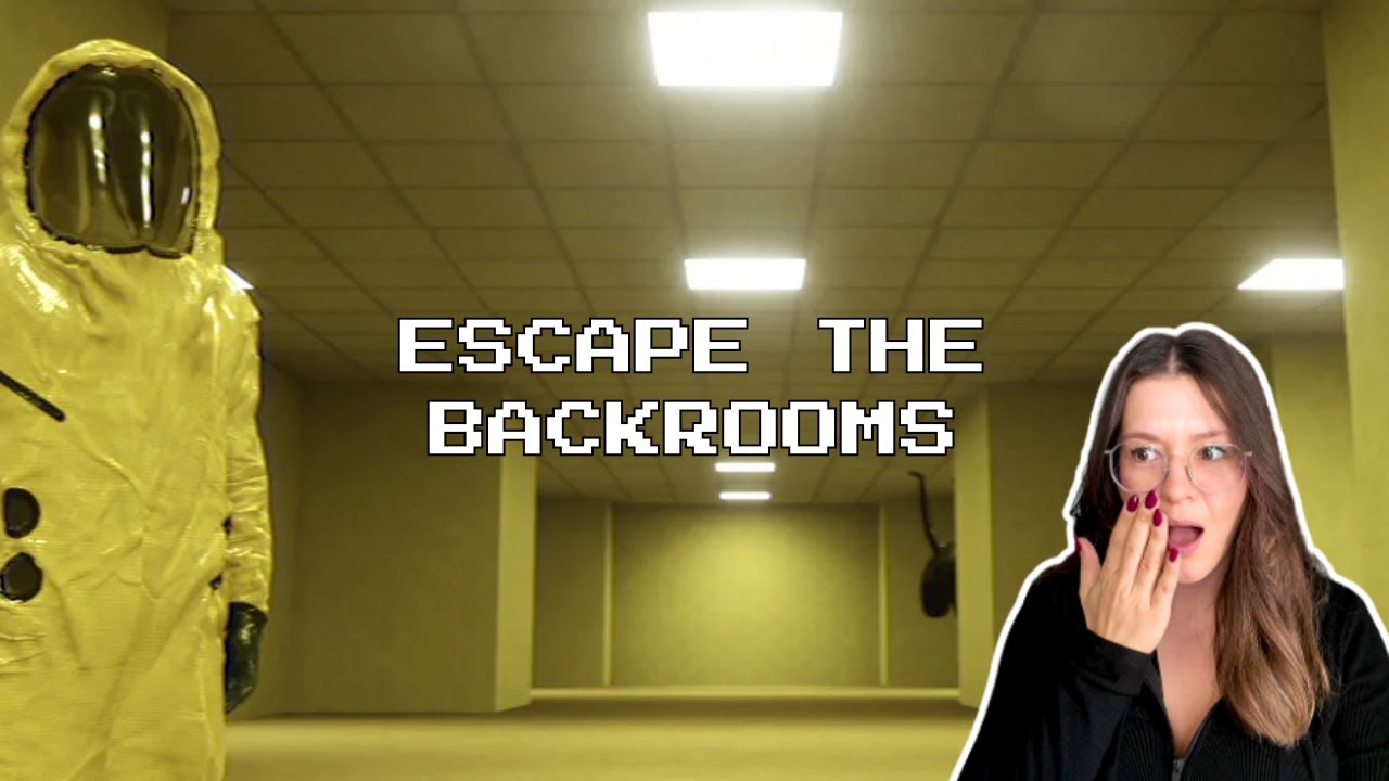 Escaping the Backrooms (Episode 2) real life is scary so we escape to the backrooms