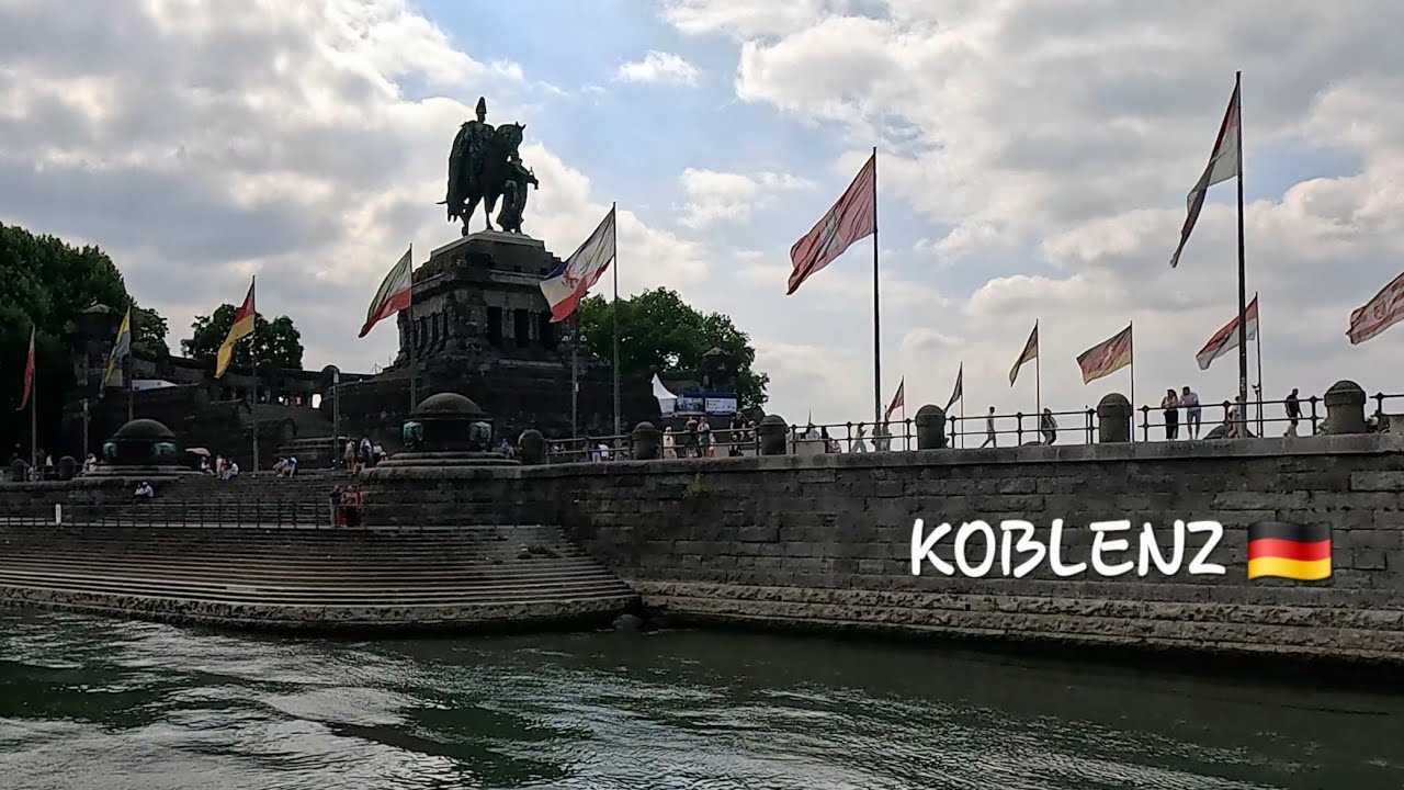 Koblencja ✨️ Piękny cel podr&oacute;ży nad Renem i Mozelą &hearts;️ Niemcy 🇩🇪 Po prostu dźwięki miasta.