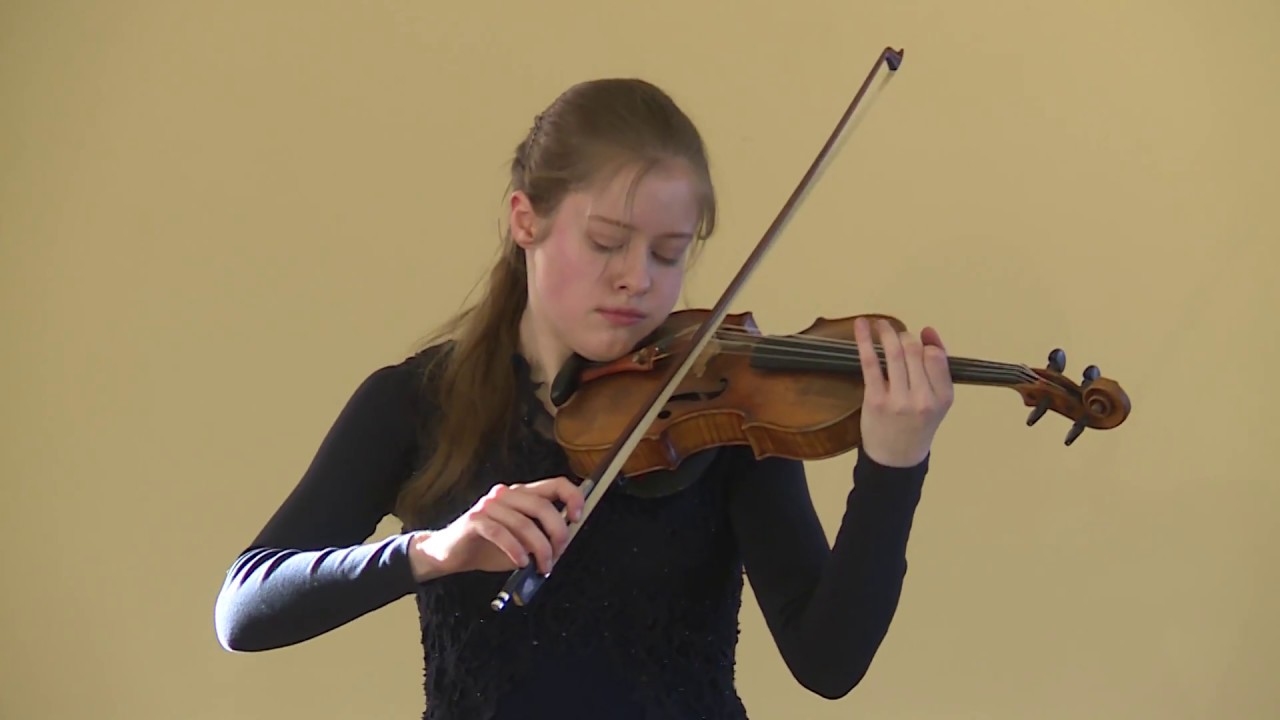 2. Lara Eliane Marianne Boschkor (Germany) 5th International Jascha Heifetz competition, Vilnius