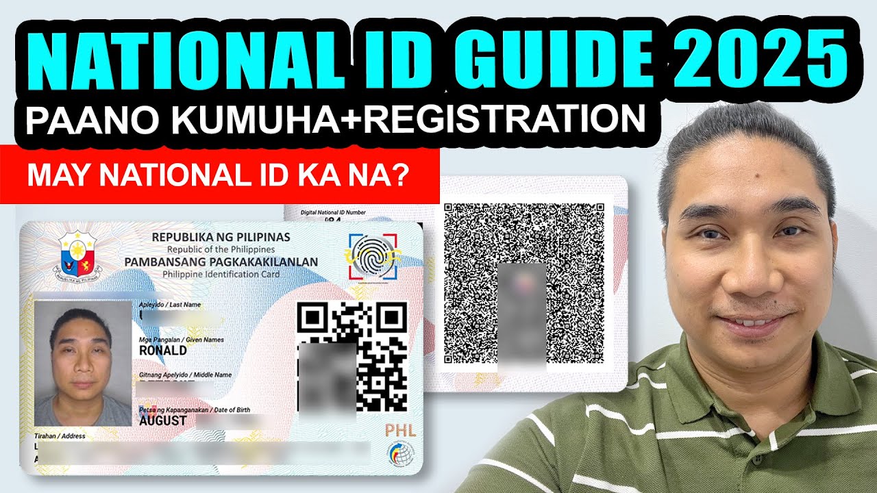 PAANO KUMUHA NG NATIONAL ID 2025 | PHILIPPINE NATIONAL ID REGISTRATION 2025 TUTORIAL