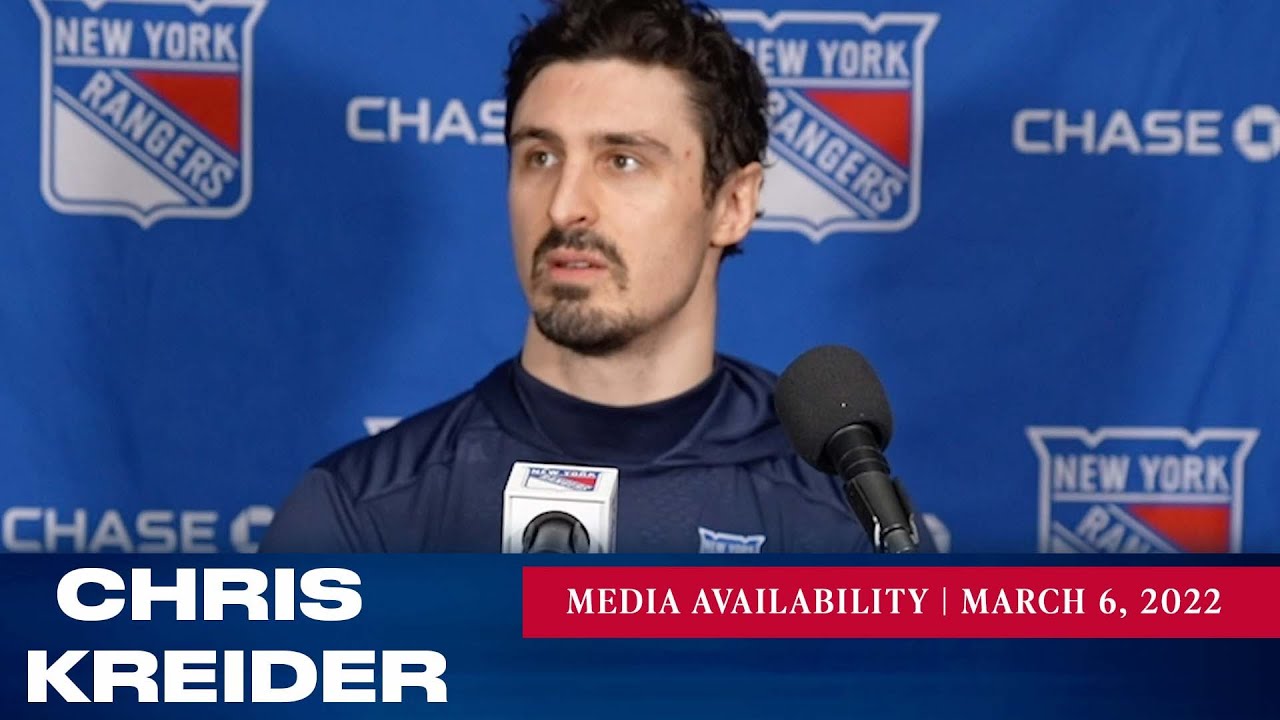 New York Rangers: Chris Kreider Postgame Media Availability | Mar. 6, 2022