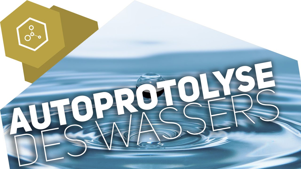Autoprotolyse von Wasser - pH und pOH -Wert