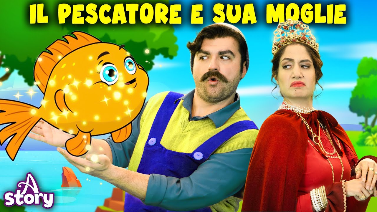 Il Pescatore e Sua Moglie | Storie per Bambini Italiano | A Story Italian