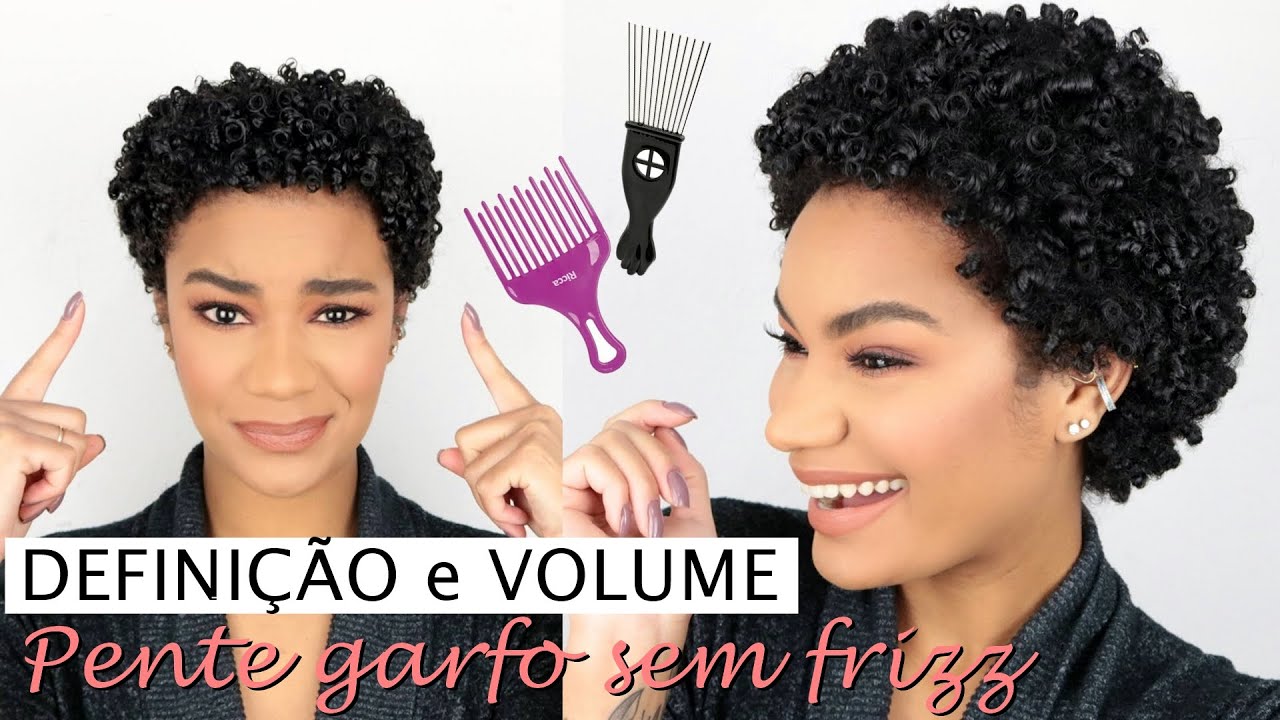 COMO USAR E ESCOLHER O PENTE GARFO l VOLUME NOS CACHOS CURTOS • Patt Neves