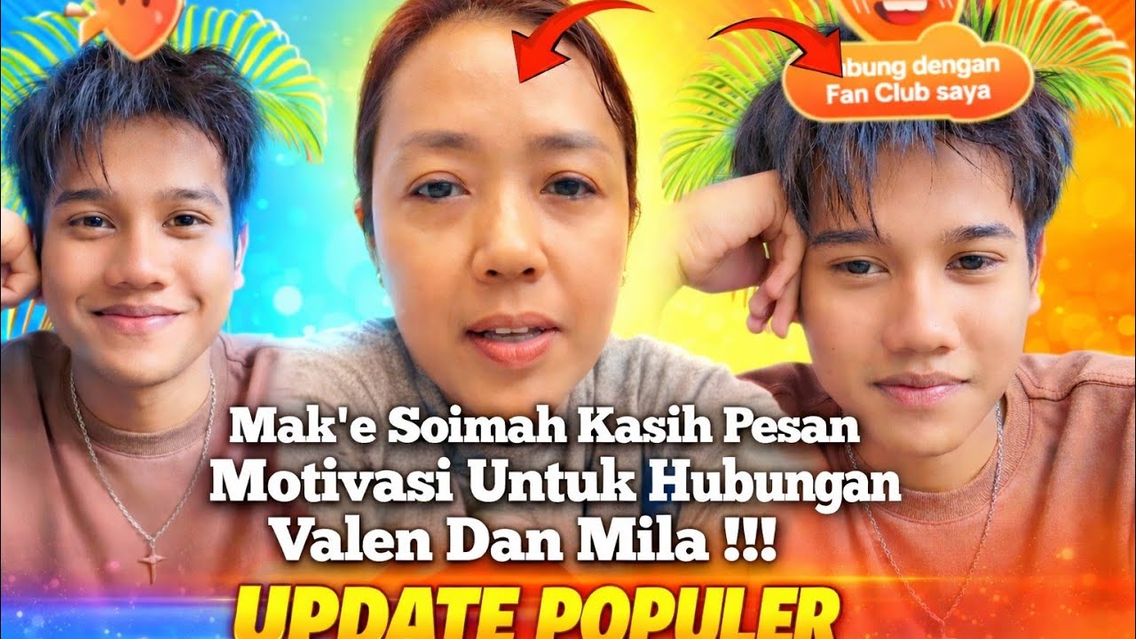 Live Valen! Di Kasih Nasehat Dari Mak'e Soimah Soal Hubungan Valen Dan Mila