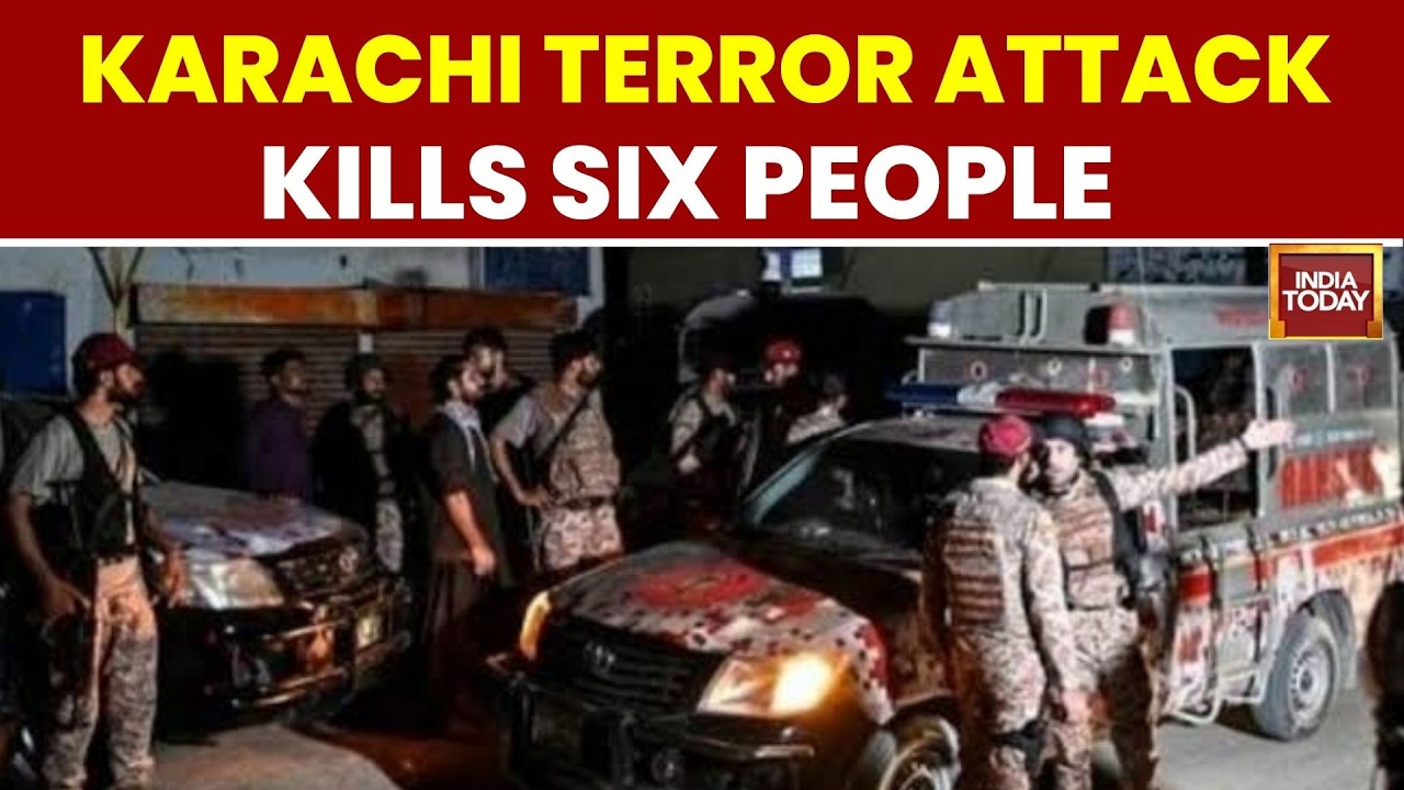 Karachi Terror Attack: 3 Rangers Personnel, 3 Terrorists Killed In Deadly Gun Battle | Pakistan