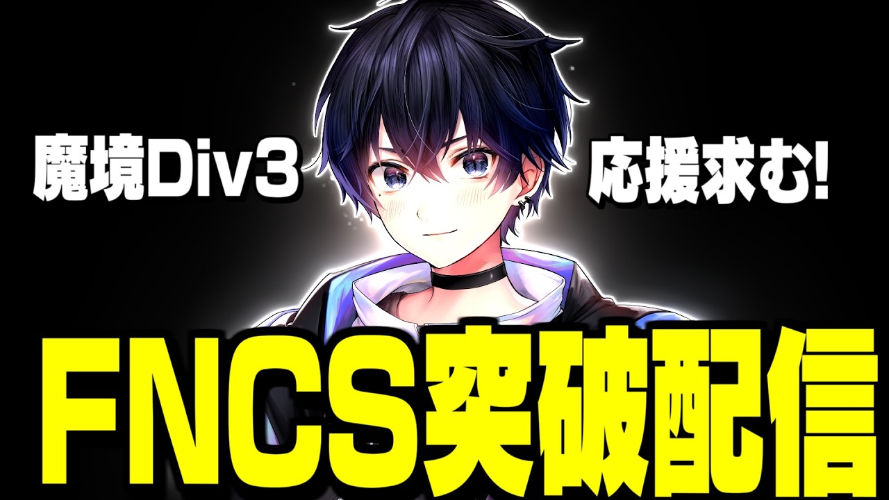 【最後のFNCS 】応援お願いします!!今日こそ突破!!🔥【フォートナイト】