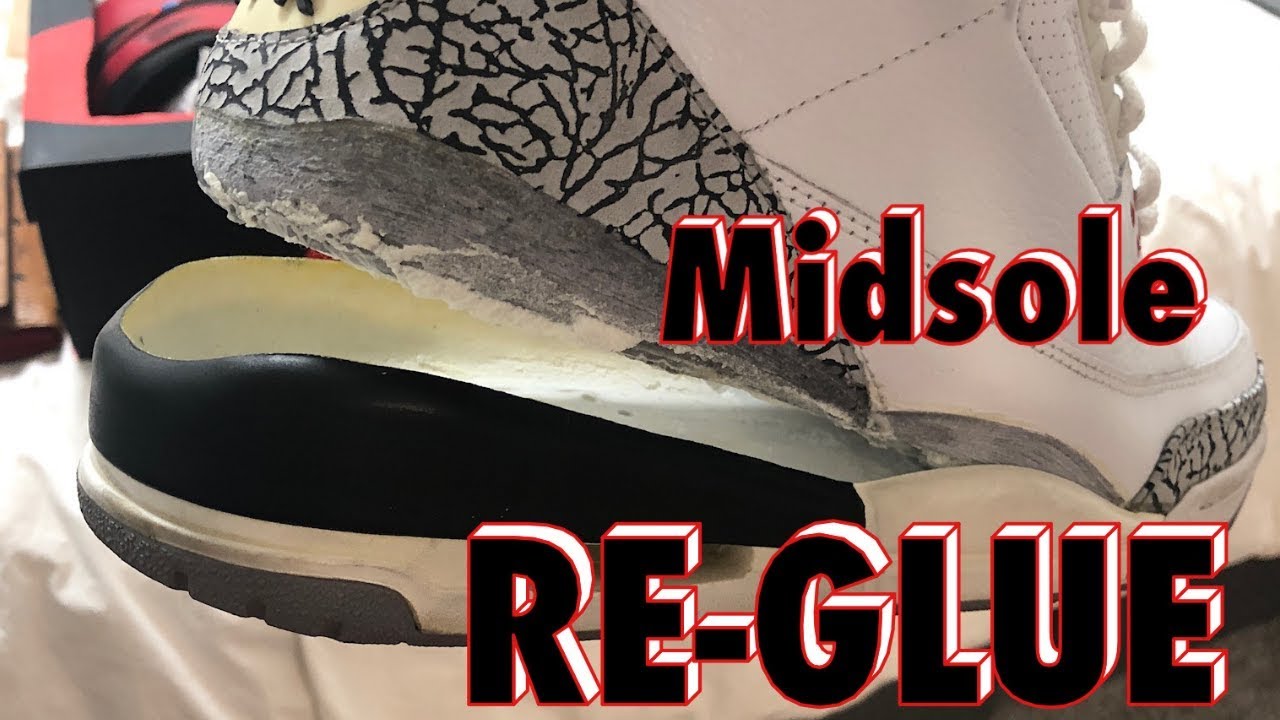 DIY Jordan Re glue midsole...
