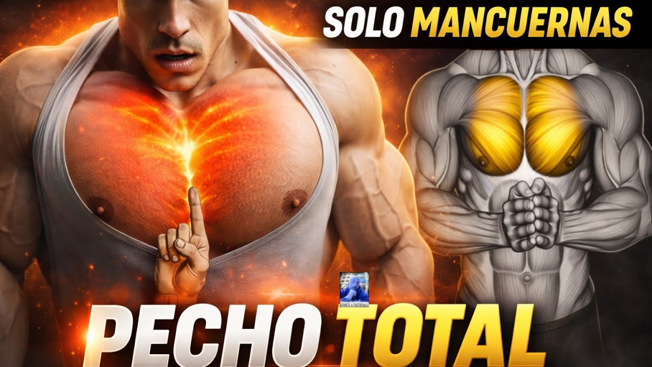 🔥 “Entrena tu pecho desde todos los ángulos SOLO con mancuernas | En casa y en el gym” 