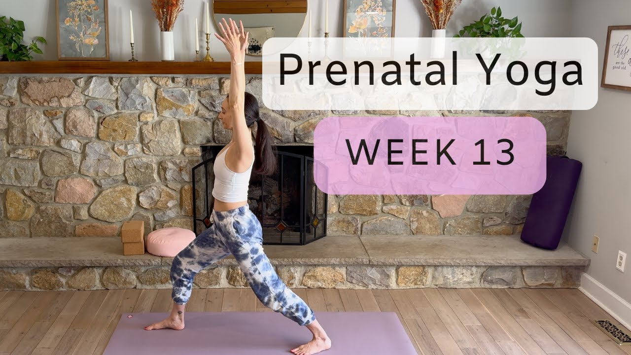 Prenatal Yoga Week 13 - Gentle Flow | 22 Minutes