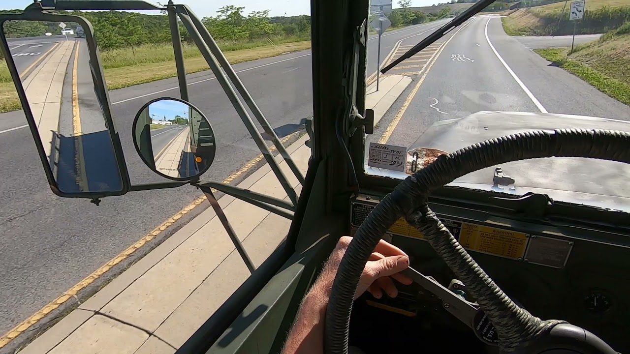 M35A2 5in straight pipe ride along.