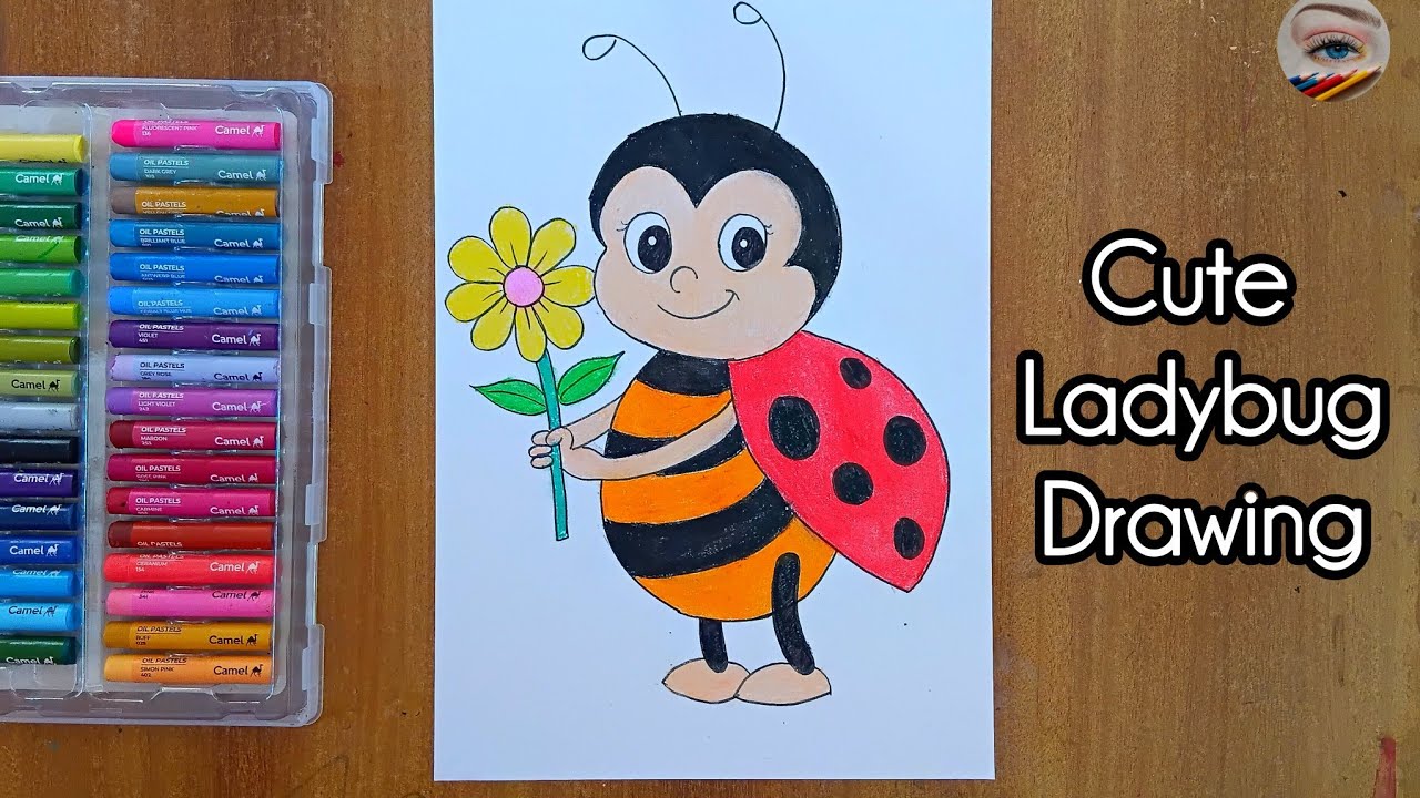 Cute Ladybug Drawing 🐞 | Easy Drawing Step By Step For Beginners | @MadhuraTaldevkar 